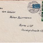 BRD - (24b) Bornhöved ü. Neumünster Poststelle I Brief n. Herne 1954