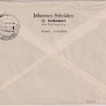 All.Bes. - 1 M. Taube u.a. NN-Einschreibebrief Geschendorf ü. Bad Segeberg 1948