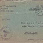 DR - Flensburg-Mürwik 1942 Feldpostbrief (4.Kp. Marineschule) n. Berlin
