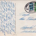BRD - Lübeck Heiligenhafen Bahnpost Zug 3120 AK Großenbrode Kai - Wuppertal 1956