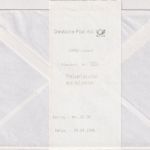 BRD - ABAS Versuch 100 Pfg. Brief Lübeck - Berlin 29.9.96 mit Quittung