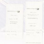 BRD - ABAS Versuch 450 Pfg. Einschreibebrief Lübeck - Berlin 16.11.96