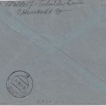 BRD - Otterstedt ü. Rotenburg (Han) Poststelle I Einschreibebrief n. Essen 1956
