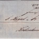 Bayern - 3 Kr. Wappen geschn. oMR 211 kl. Ziffern L2 Hof B.E. Brief 1867