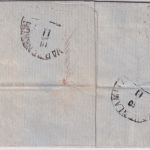 Bayern - 3 Kr. Wappen geschn. oMR 211 kl. Ziffern L2 Hof B.E. Brief 1867