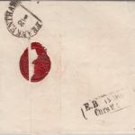 Baden/Bayern - Carlsruhe Stadtpost 19. MAI K2 Portobrief 1860