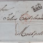 Baden/Frankreich - Heidelberg 5. APR K2 + Ra1 B.6.K. Portobrief 1866