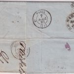 Baden/Frankreich - Heidelberg 5. APR K2 + Ra1 B.6.K. Portobrief 1866