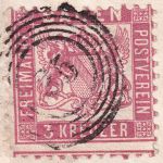 Baden - 3 Kr. Ausgabe 1862 Nachnahmebrief Ring 25 Constanz - Henstetten 1863