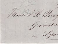 England/Hamburg/Österreich - TT Hamburg Ra3 Portobrief London Görden/Tirol 1844