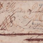 Hamburg/England/Portugal - Hamburg 10. OCT 1837 Portobrief n. London Weiterltg.