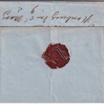 Hamburg - Th&T Postamt K1 Francobrief (4 Schilling) n. Mittenwald 1859