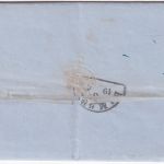 Hamburg - Th&T Postamt K1 Portobrief (12 Kreuzer) n. Burglisberg b. Bamberg 1857