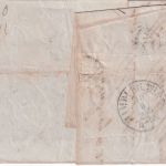 Bayern - Nürnberg 28. AUG 1856 OPA-K2 Portobrief (12 Kreuzer) n. Hamburg