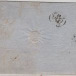 Baden/Frankreich - 2x3 Kr. Ausgabe 1862 Brief 79/Lahr - Strassbourg 1864