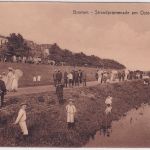 DR - Hoya Syke Bahnpost Zug 5 AK Bremen (Strandpromenade) 1915 n. Osterkappeln