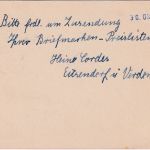 BRD - (23) Eitzendorf ü. Verden Poststelle I Ganzsache n. Ingolstadt 1961