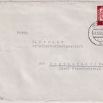 BRD - Verden (Aller) 9.10.62 aptierter Tagesstempel Brief n. Ingolstadt