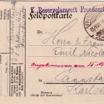 Württemberg - Freudenstadt 1916 L1 Reservelazarett Feldpostkarte n. Cannstatt