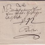 Österreich - Hall 1837 roter L1 12 Kr. Francobrief n. Klausen - mit Inhalt