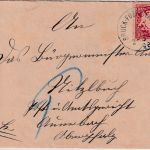 Bayern - Bruck-Fürstenfeld 6. DEZ 98 K1 10 Pfg. Wappen Brief n. Auerbach