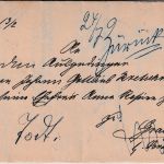 DR - 5 Pfg. Ortsbrief KOS Sorau (Niederlausitz) 1889 Retourvermerk "Todt"
