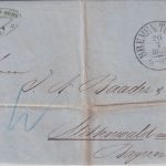 Bremen/Bayern - Th&T Postamt K1 Portobrief n. Mittenwald 1855