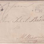 Bremen/Bayern - Th&T Postamt HKS Auslagenbrief (Nürnberg) n. Mittenwald 1836