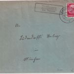 DR - Dreikronen ü. Walsrode Landpost-Ra2 Brief n. München 1936