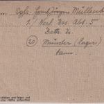 DR - (20) Munster (Lager) 11.1.45 Feldpostbrief Werfer-Ers.Abt. 5 (Nebelwerfer)