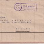 All.Bes. - (20) Reinsehlen ü. Soltau Landpost-Ra2 Brief n. Soltau 1946