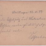 DR - Stadthagen 1879 kl. K1 5 Pfg. Ganzsache n. Hildesheim