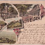 Niedersachsen - Bad Eilsen Kursaal Arenburg etc. farb. Mehrbildlitho 1895