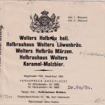 DR - 15 Pfg. Hindenburg Perfin "WB" Faltbrief Braunschweig - Leipzig 1930