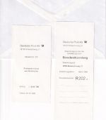 BRD - ABAS Versuch 450 Pfg. Einschreibebrief Braunschweig 31 - Berlin 9.12.96