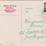 BRD - Salzgitter-Thiede aptierter Tagesstempel Karte n. Ingolstadt 1962