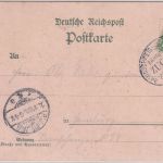 Niedersachsen - Beierstedt Gasthof Gehöft etc. Mehrbild-Farblitho gelaufen 1899