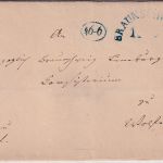 Braunschweig - Braunschweig 11/8 blauer HKS Dienstbrief Meerdorf - Wolfenbüttel