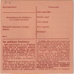 DR - 60 Pfg. AH Nachnahme-Paketkarte Bad Gandersheim - Osterrode 14.2.45