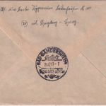 All.Bes. - Badenhausen ü. Herzberg Poststelle I Einschreibebrief 1947