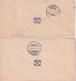 DR - Lutter (Barenberg) 1901/1902 KOS - 2 Damenbriefe (EF/MEF) n. Helmstedt