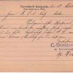 DR - Othfresen a. Harz 1905 Firmenkarte (Pulverfabrik Kunigunde) n. Uslar