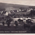 Niedersachsen - Hahnenklee Ortsansicht sw-Foto-AK gelaufen ca. 1930
