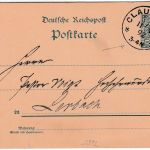 DR - Clausthal 11/4 92 Klaucke-K1 5 Pfg. Ganzsache n. Lerbach
