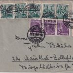All.Bes/Währungsreform - Clausthal-Zellerfeld 22.6.48 10fach-Frankatur Ortsbrief