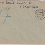 Bizone - Astfeld ü. Goslar Poststelle I Einschreibebrief n. Hannover 1950