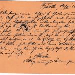 Bayern - Fürth 1891 Militaria-Postkarte (Stellenausschreibung) n. Minden