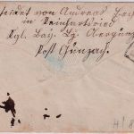 Bayern - Günzach 7/12 Feldpostbrief n. FRANKREICH - retour/verwundet 1870