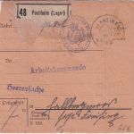 Bayern - Puchheim (Lager) 15. JUN 15 Reserve-K2 Heeressache-Paketkarte