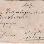 Bayern - K.Bayer.Feldpost 4/3 HKS Feldpost-Chargebrief n. Augsburg 1871